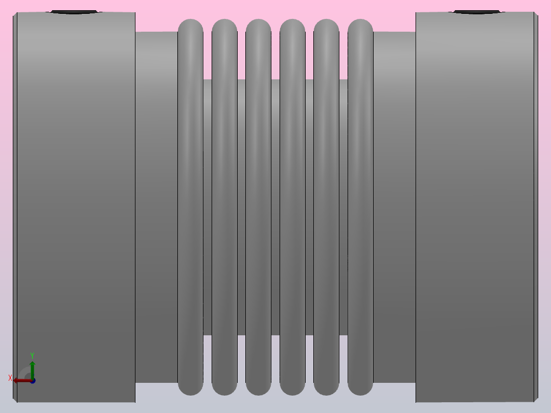 JB-1波纹管联轴器_JB1-32-10-10后视图
