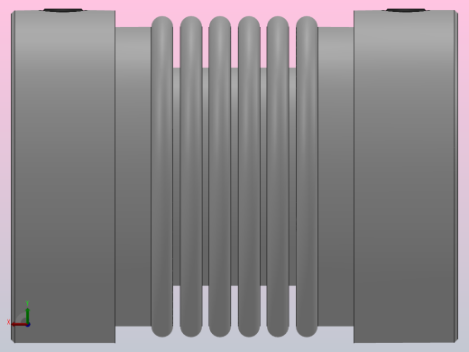JB-1波纹管联轴器_JB1-32-10-10后视缩略图