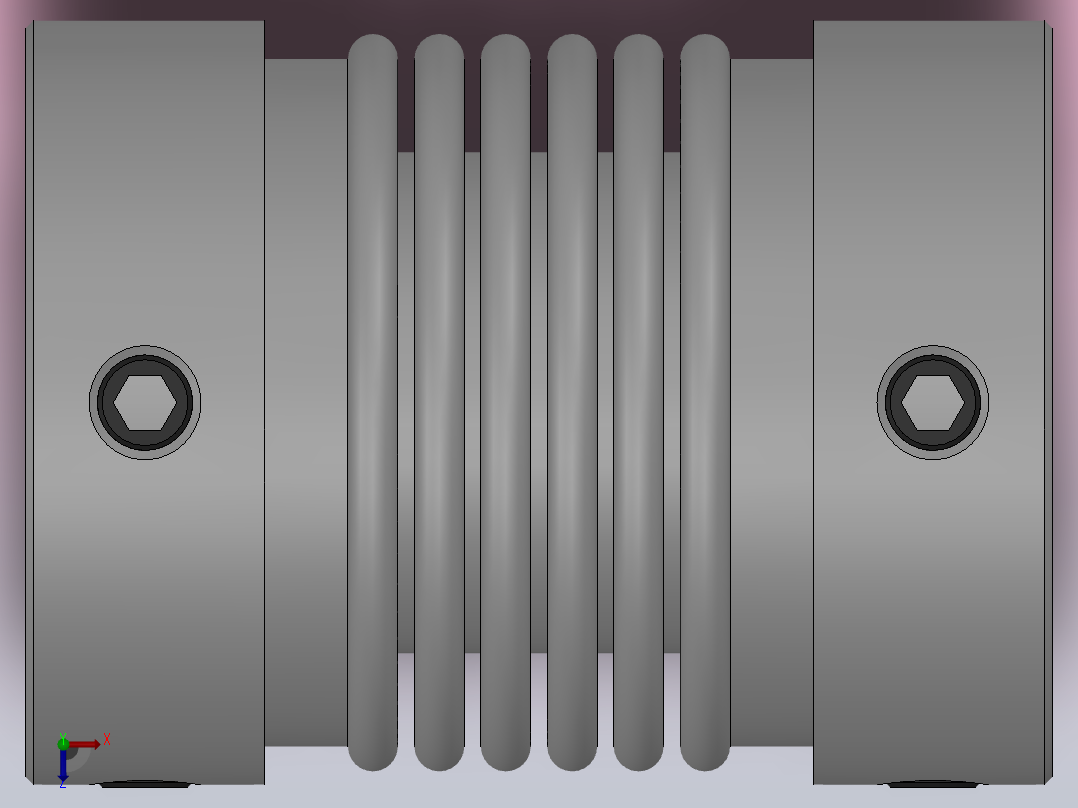 JB-1波纹管联轴器_JB1-32-10-10俯视图