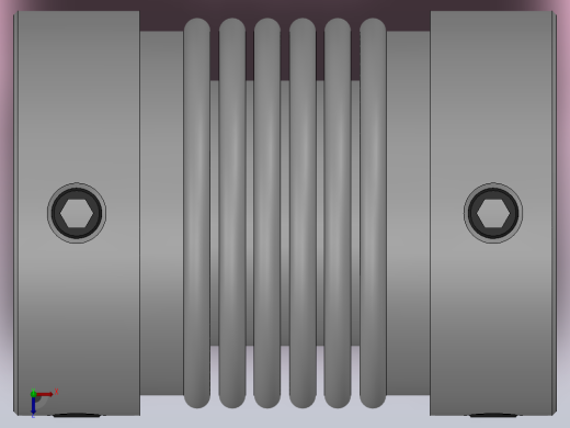 JB-1波纹管联轴器_JB1-32-10-10俯视缩略图