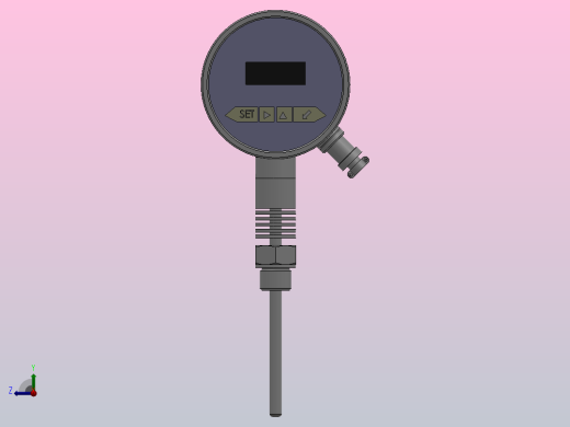 TXTP4型智能╱电子温度开关╱控制器[TXTP4-1PTA1.100N.821]右视缩略图