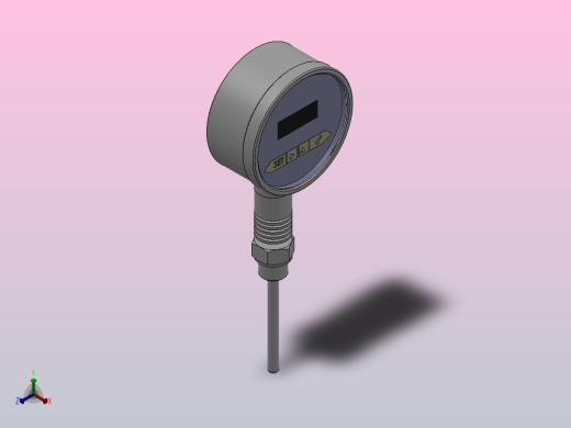 TXTP4型智能╱电子温度开关╱控制器[TXTP4-1PTA1.100N.821]正等轴测缩略图