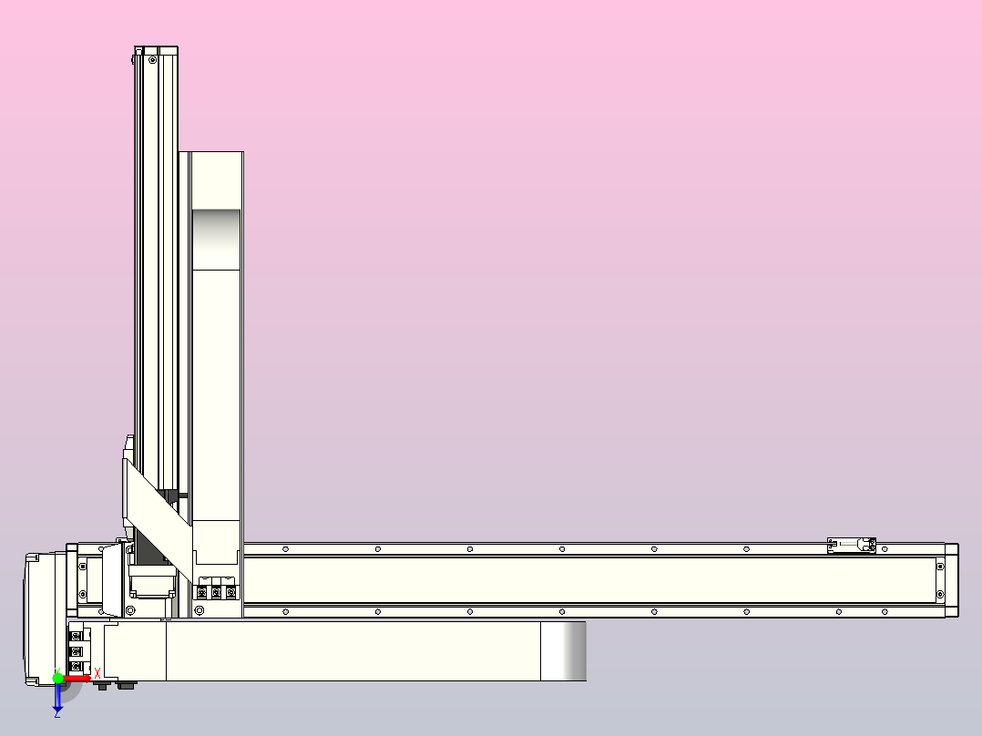 XYGT320-A2-750-400-M-C-0001负载5-8KG XY丝杆模组 内嵌式 XYGT320-A2 替换东佑达TOYO直线滑台模组俯视图