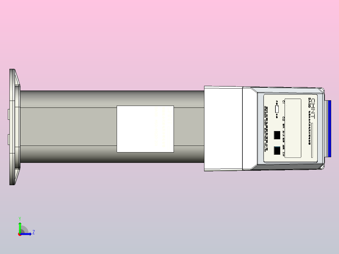 BAGB 450-40(20&amp;20)智能组合式低电压并联电容器三维模型202202左视图