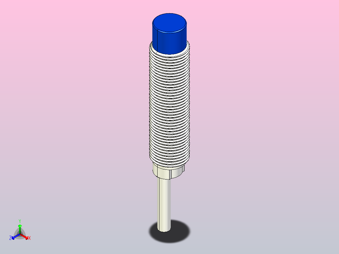 接近开关传感器ZJL51-N-4-M12-N-C主视图