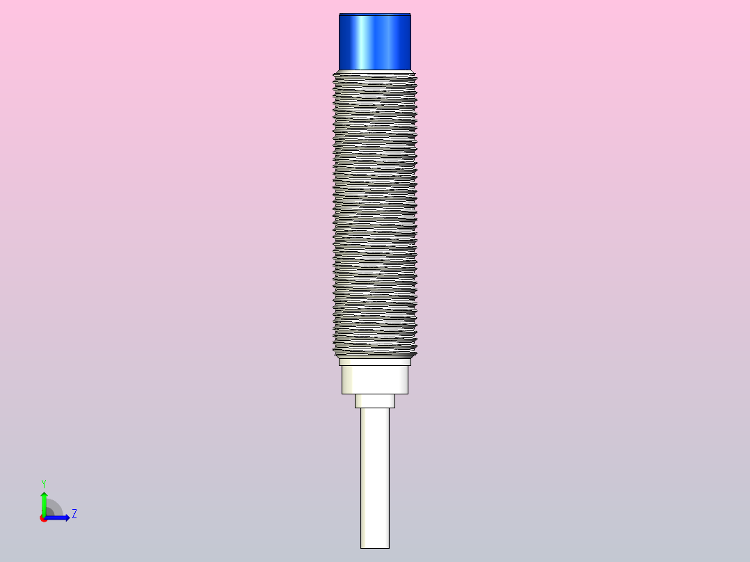 接近开关传感器ZJL51-N-4-M12-N-C左视图