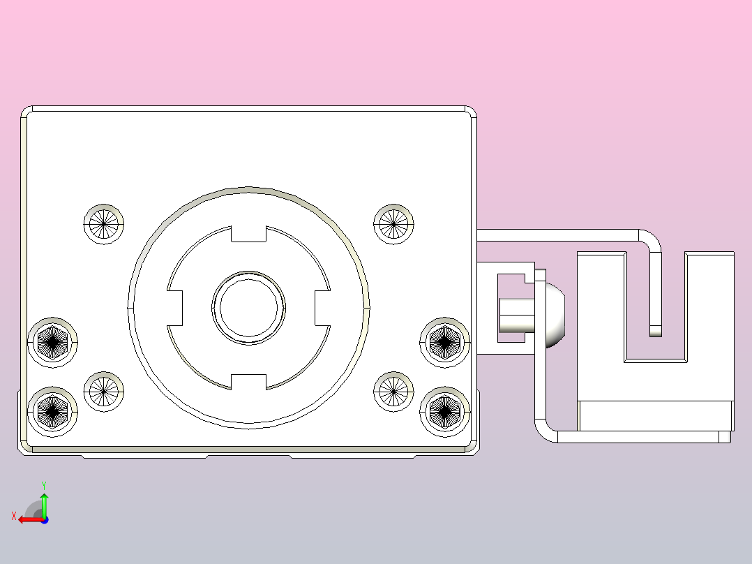 钢基模组TPA-KSR-4002C-100A1-M-F0S2后视图