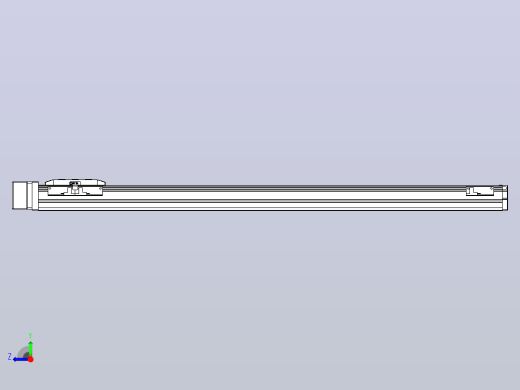滚珠丝杠直线轴内置导轨TPA-GCR-50-1210C-L750-MR-M10-N3右视缩略图