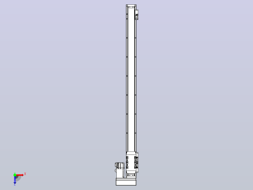 滚珠丝杠直线轴内置导轨TPA-GCR-50-1210C-L750-MR-M10-N3俯视缩略图