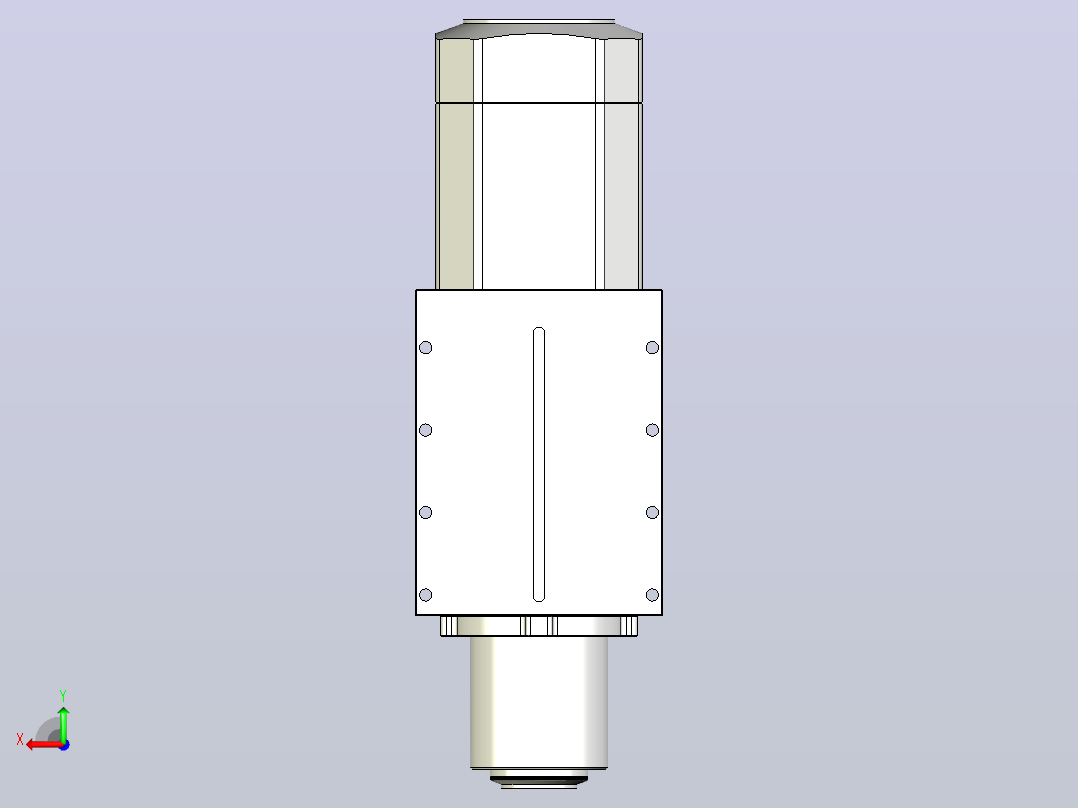 DJ110-9.0-12.0KW-ISO30自动换刀电主轴[DJ110-12-9.0KW-ISO30]后视图