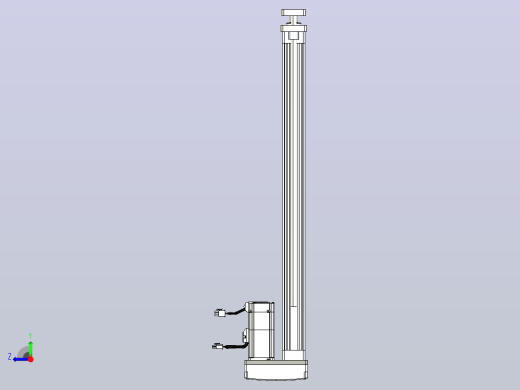轻载电动缸TPA-ESR40-1210C-L600-MR-QDX-W-P40-C3右视缩略图