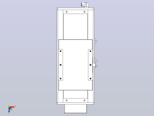 无尘螺杆滑台KCH17-BM（750W）KCH17-100-BM-750W-C4俯视缩略图