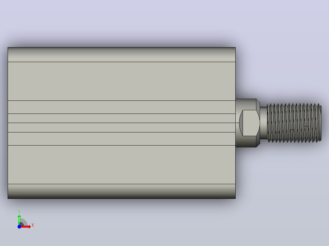 气缸RTM-sd32x20w_asm前视图