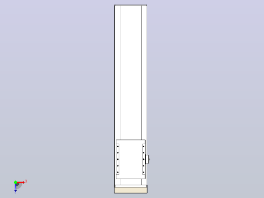 滚珠丝杠直线轴带导轨全封闭TPA-HCR-202D-2510C-L800-MP-Y-P75-N3俯视缩略图