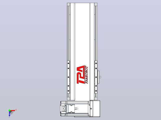 皮带直线轴半封闭可选导轨TPA-HNB-120D-110-L150-RU-Y-P40-N3俯视缩略图