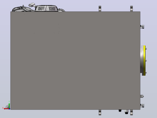 液压挖掘机泵站及管路设计（SW+CAD）后视缩略图