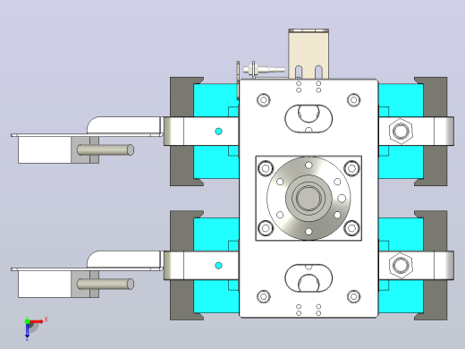 变距双夹爪（锂电池）俯视缩略图