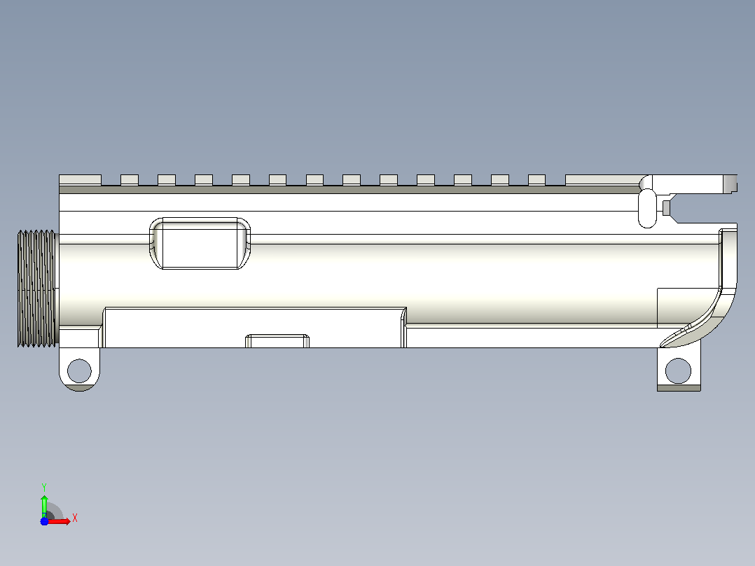 ar15枪配件前视图