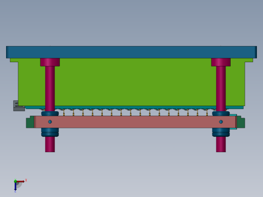 涂胶水治具俯视缩略图