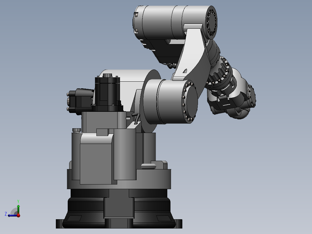 six-axis-robot-1 SW右视图