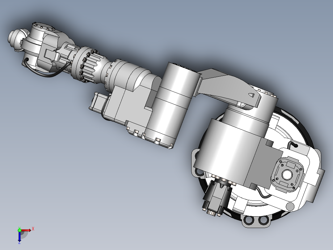 six-axis-robot-1 SW俯视图