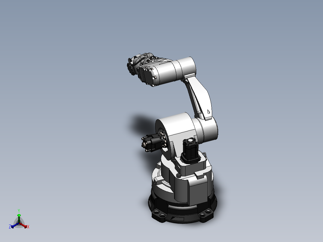 six-axis-robot-1 SW正等轴测图