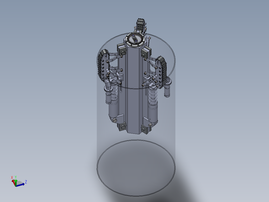 井下管道机器人设计sw16可编辑
