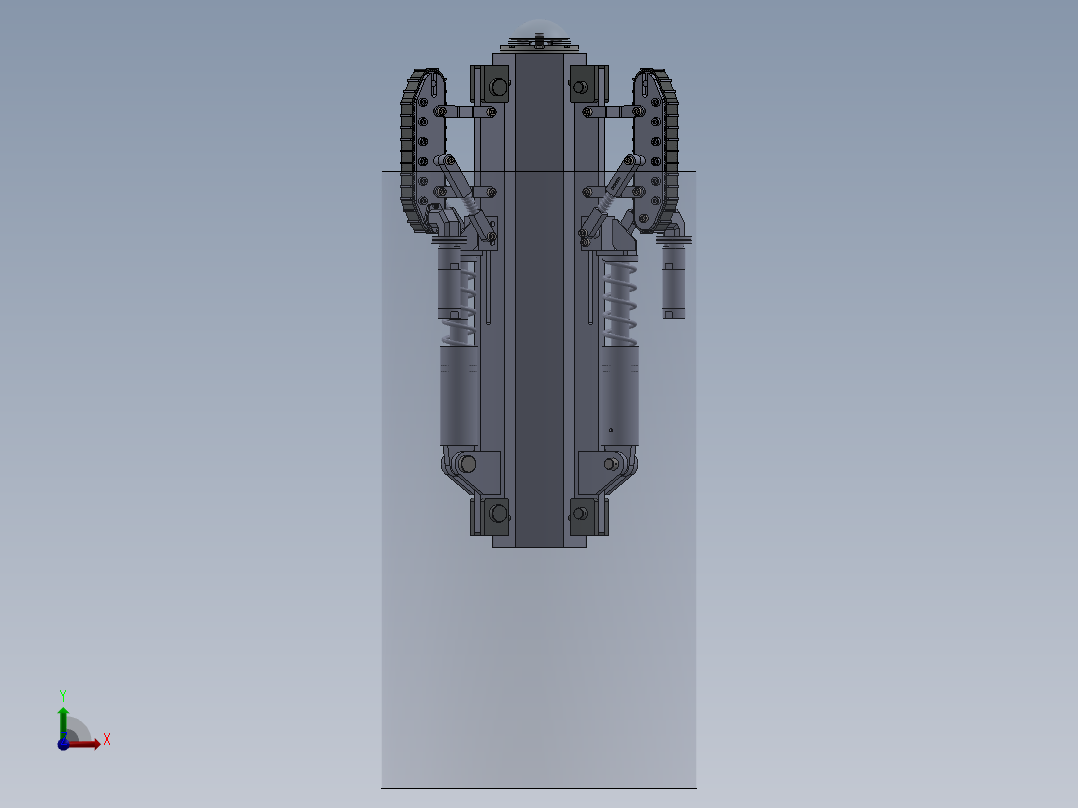 井下管道机器人设计sw16可编辑前视图