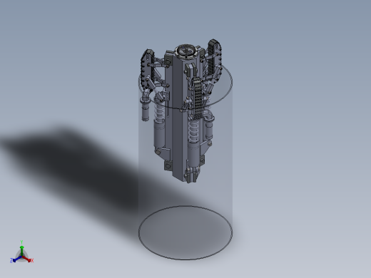 井下管道机器人设计sw16可编辑正等轴测缩略图