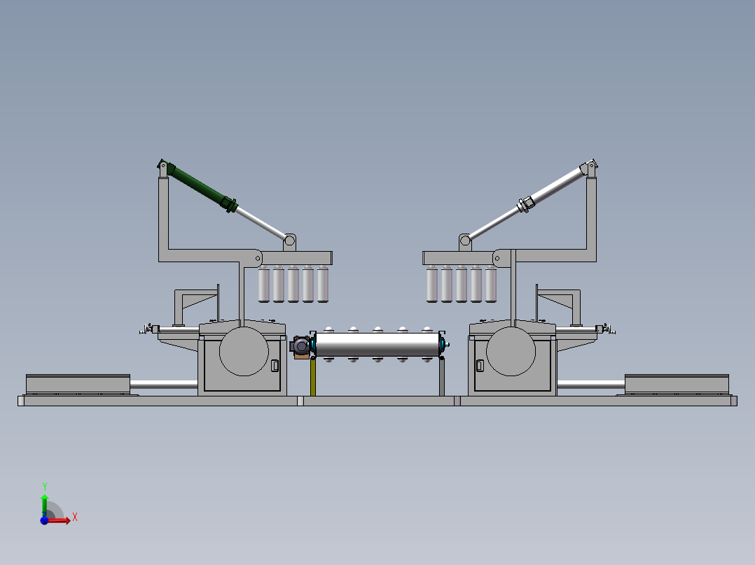 纸箱打包机前视图