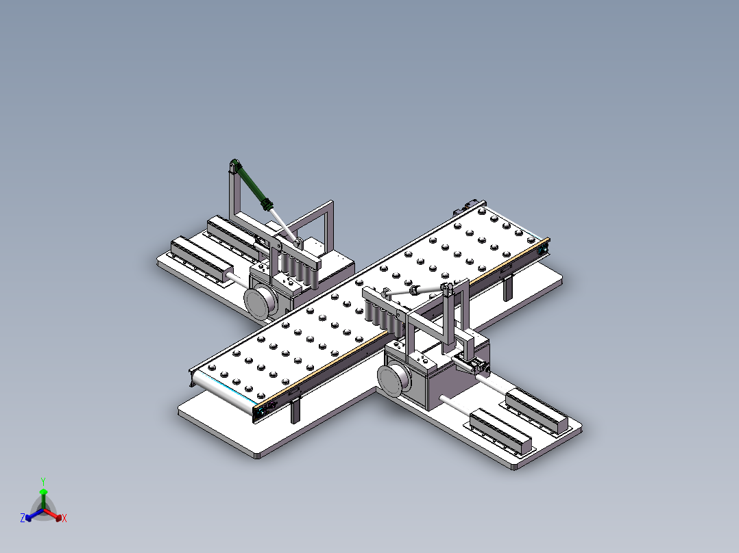 纸箱打包机正等轴测图