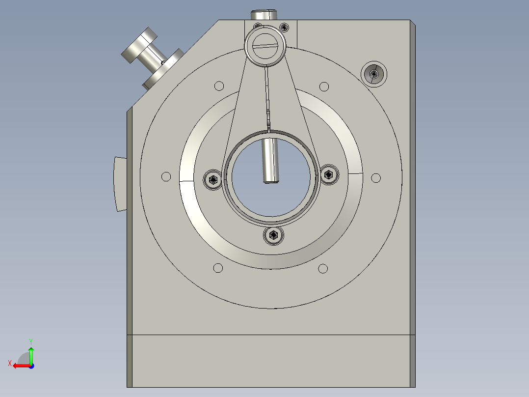 钻孔机设计后视图