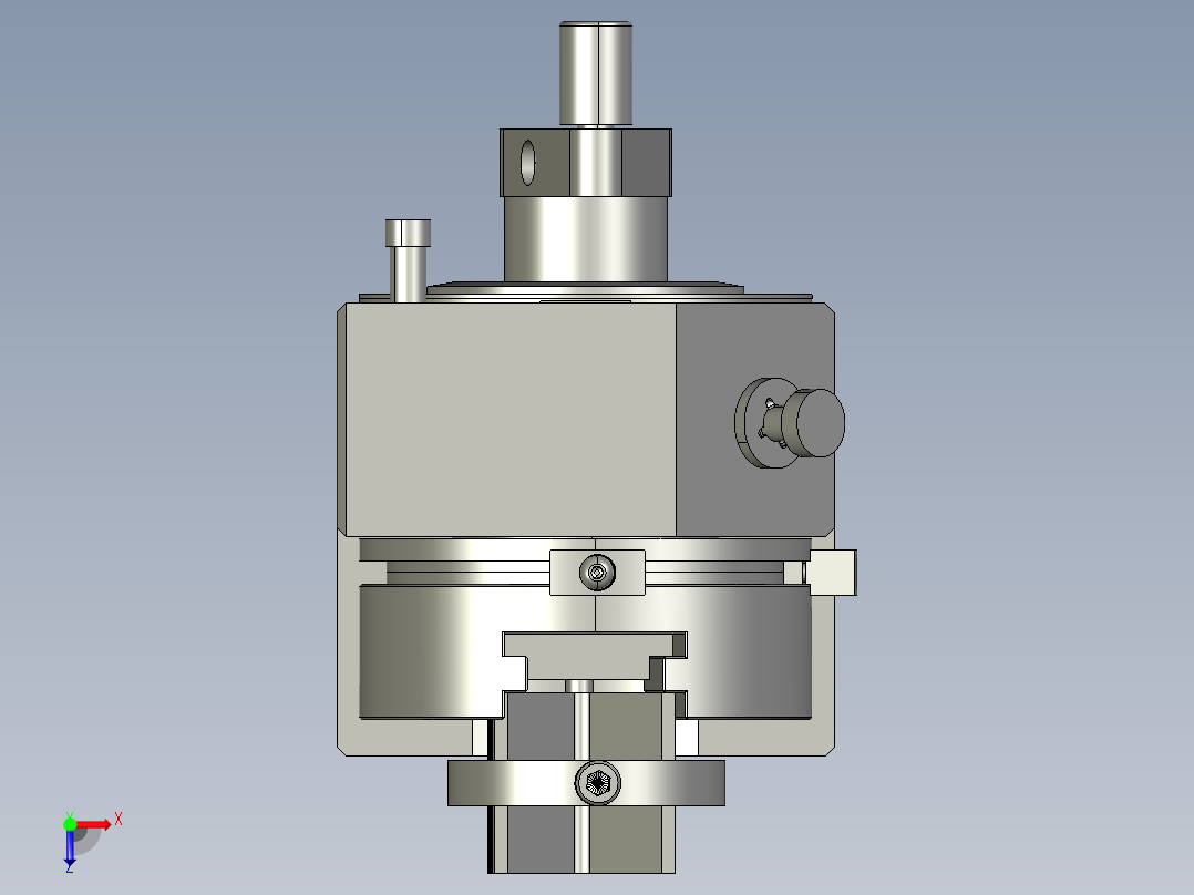 钻孔机设计俯视图