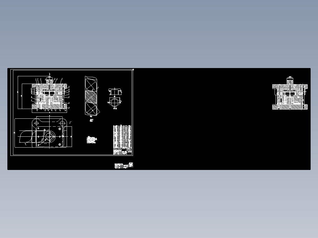汽车端盖冲压复合模具