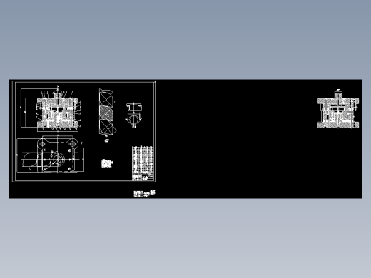 汽车端盖冲压复合模具
