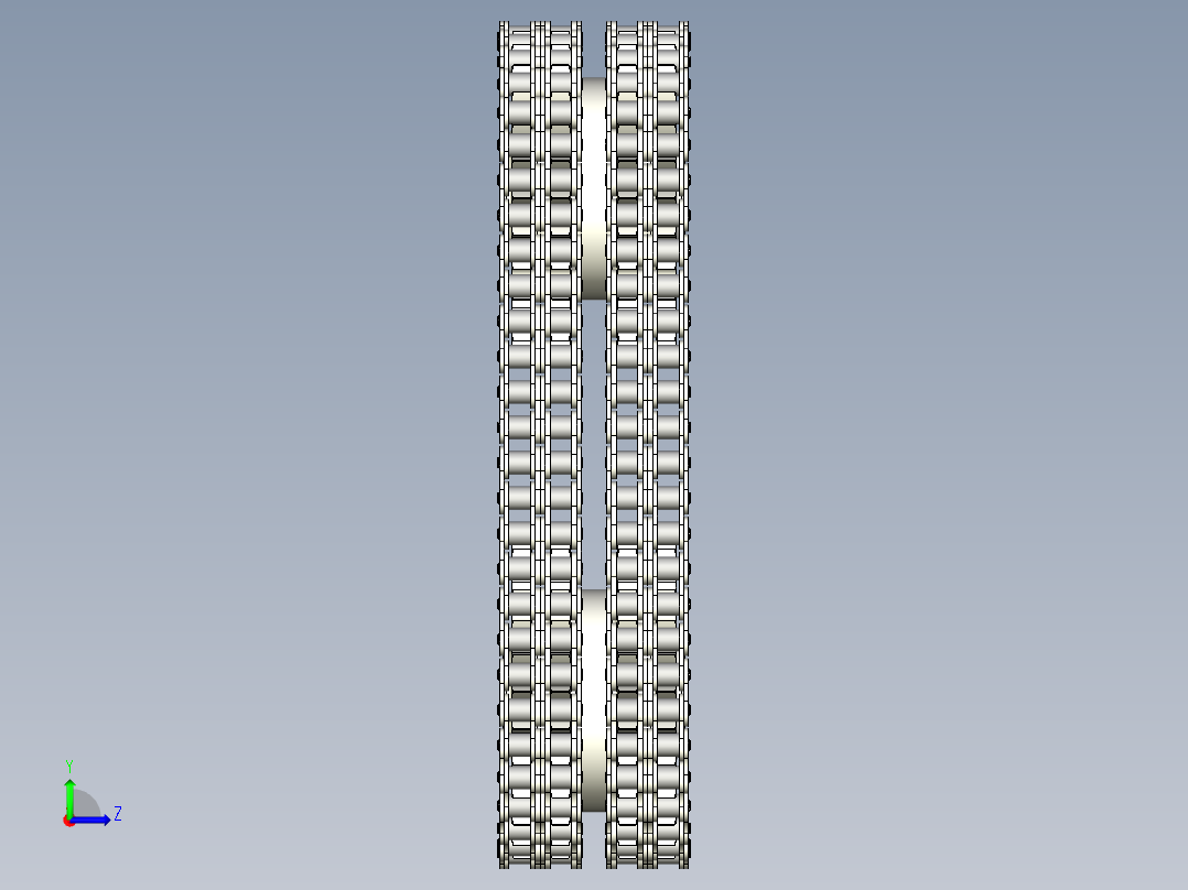 双排链条左视图