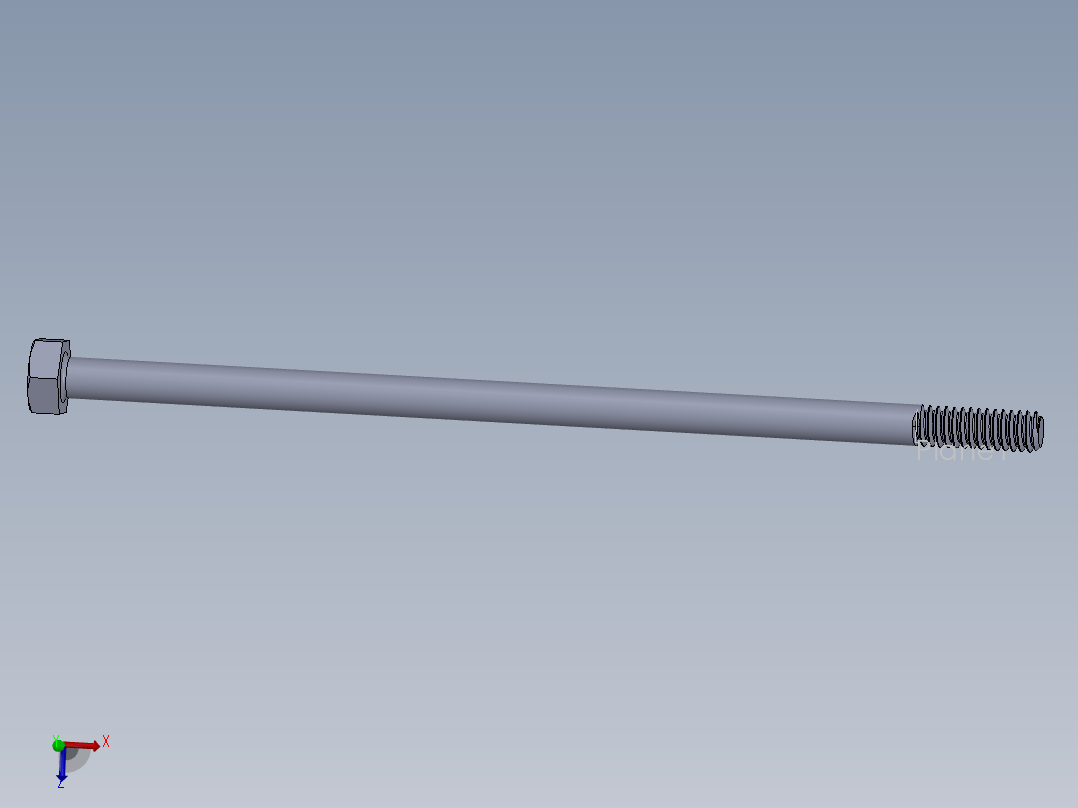 UNC 六角螺栓-Hex Bolt 0.250-20 x 6.SLDPRT