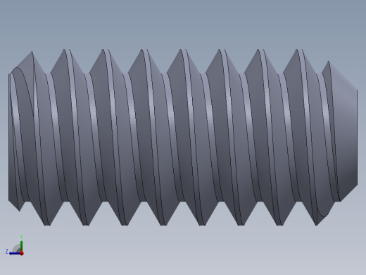 UNC 平头紧定螺钉-UNC SET SCREW 10-24 x0.375.SLDPRT右视缩略图