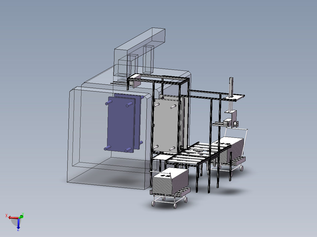 吹塑机自动化新