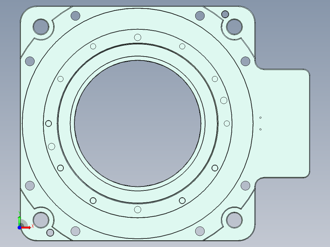 中空旋转平台KFN280-10(18)-24-110-145-M8.STEP前视图
