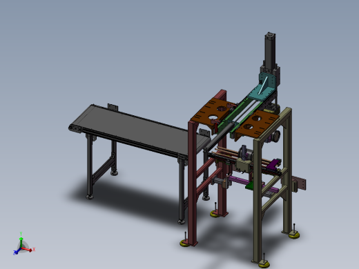 自动抓取输送机总成