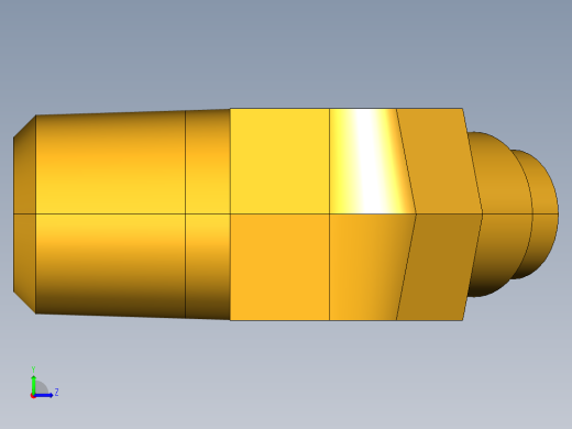 扩口式工业通用硬管接头45Deg Elbow 159F-4-4左视缩略图