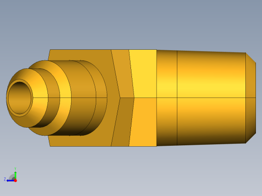 扩口式工业通用硬管接头45Deg Elbow 159F-4-4右视缩略图