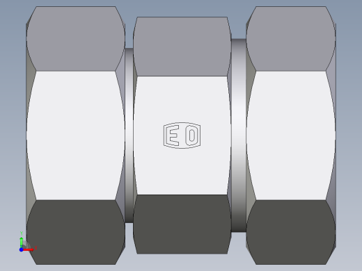 卡套式工业通用硬管接头EO_Distance_piece_adapter_DA42L71前视缩略图