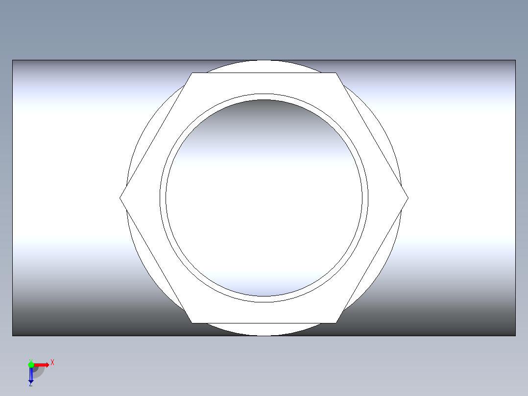 聚氯乙烯配件02A-Sch80_ReducingTee_SxSxS_801-670FB_12in x 10in俯视图