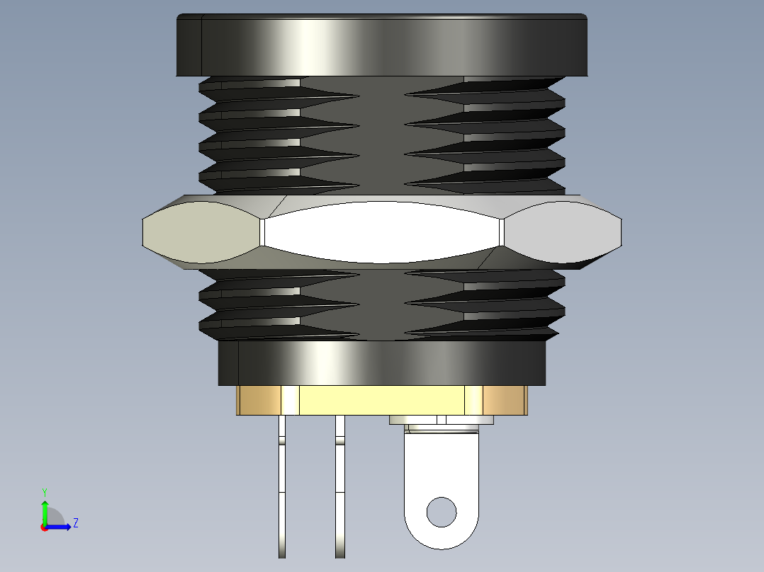 电脑数码接头 (16)左视图