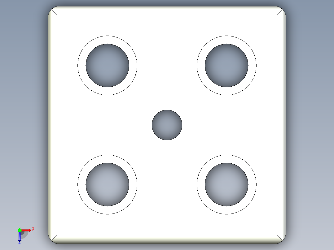 型材-KJN 80X80 FOOT PLATE KJN80X80FP俯视图