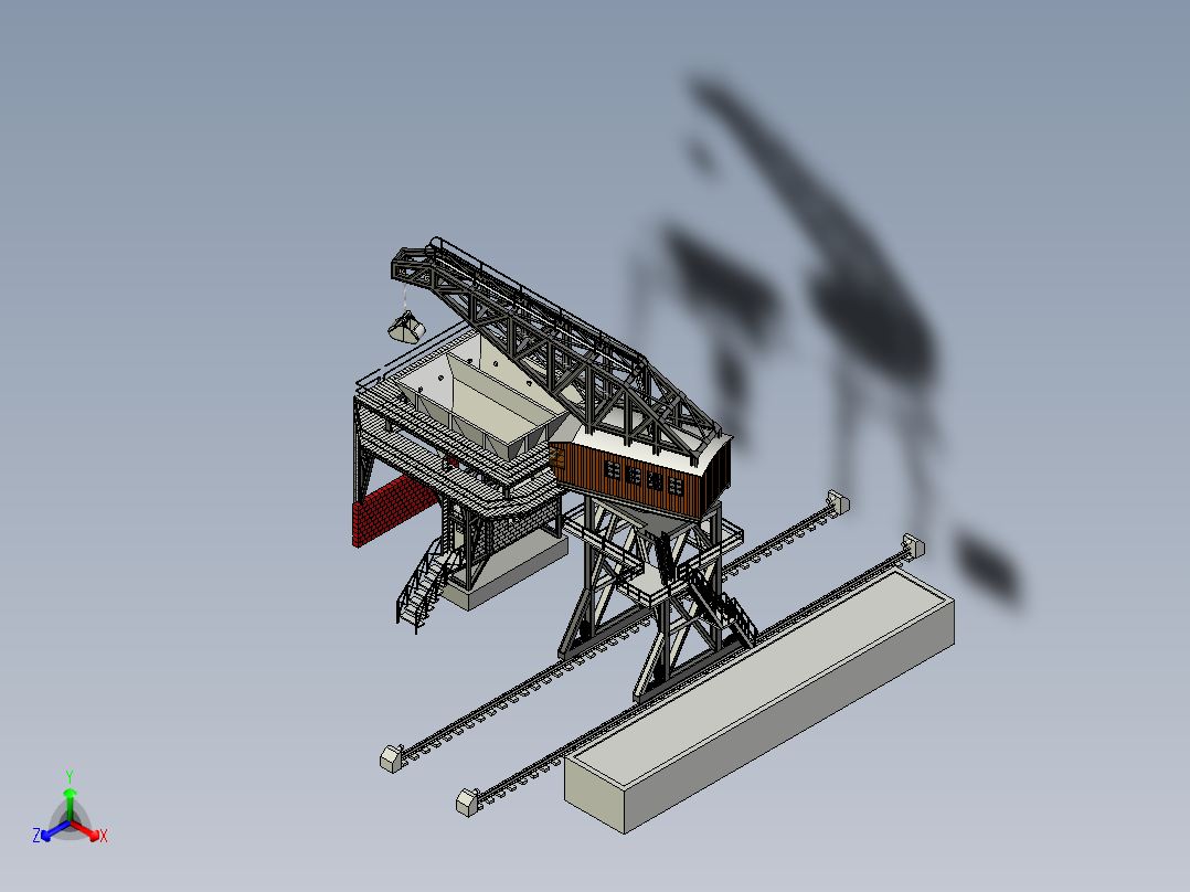 港口用大型吊车大重载搬运机抓手