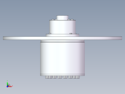 灌装缸与灌装阀设计【三维SolidWorks】前视缩略图