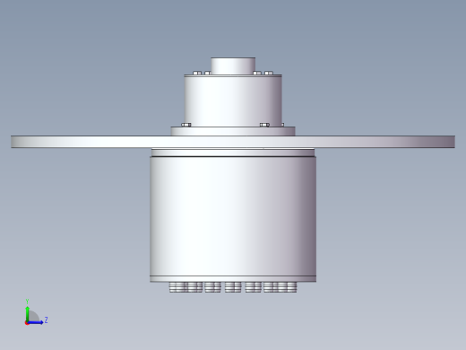灌装缸与灌装阀设计【三维SolidWorks】左视缩略图